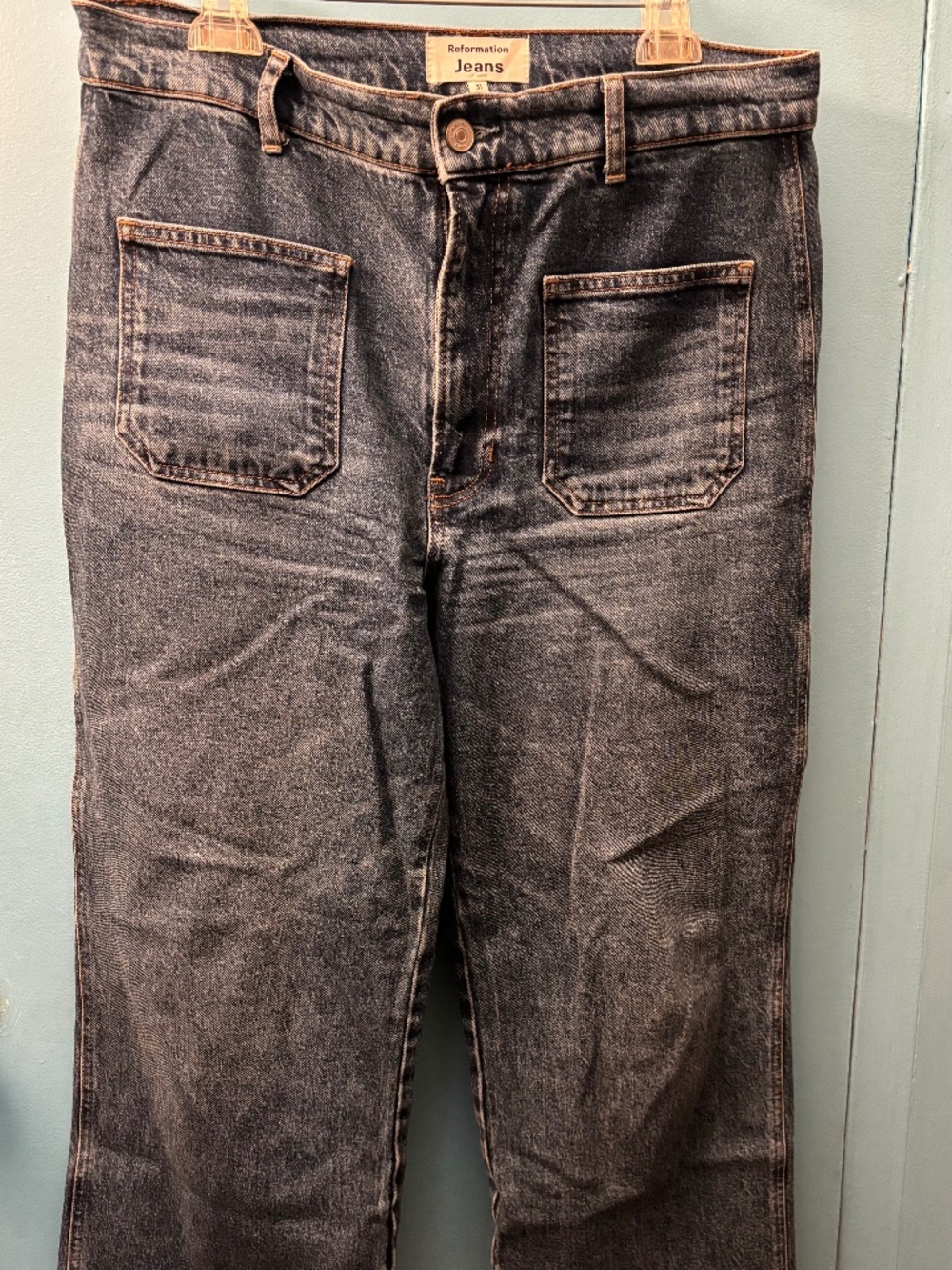 Reformation wide leg jeans